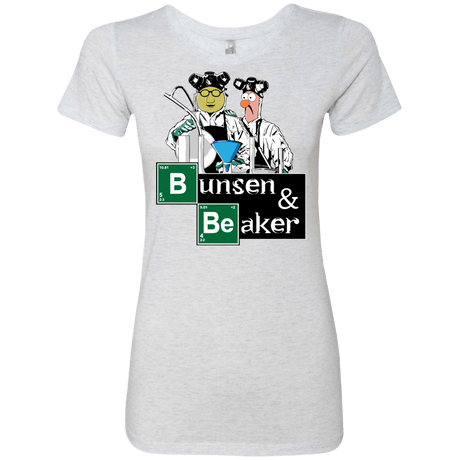 T-Shirts Heather White / Small Bunsen & Beaker Women's Triblend T-Shirt
