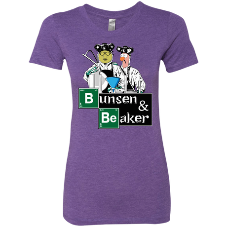 T-Shirts Purple Rush / Small Bunsen & Beaker Women's Triblend T-Shirt
