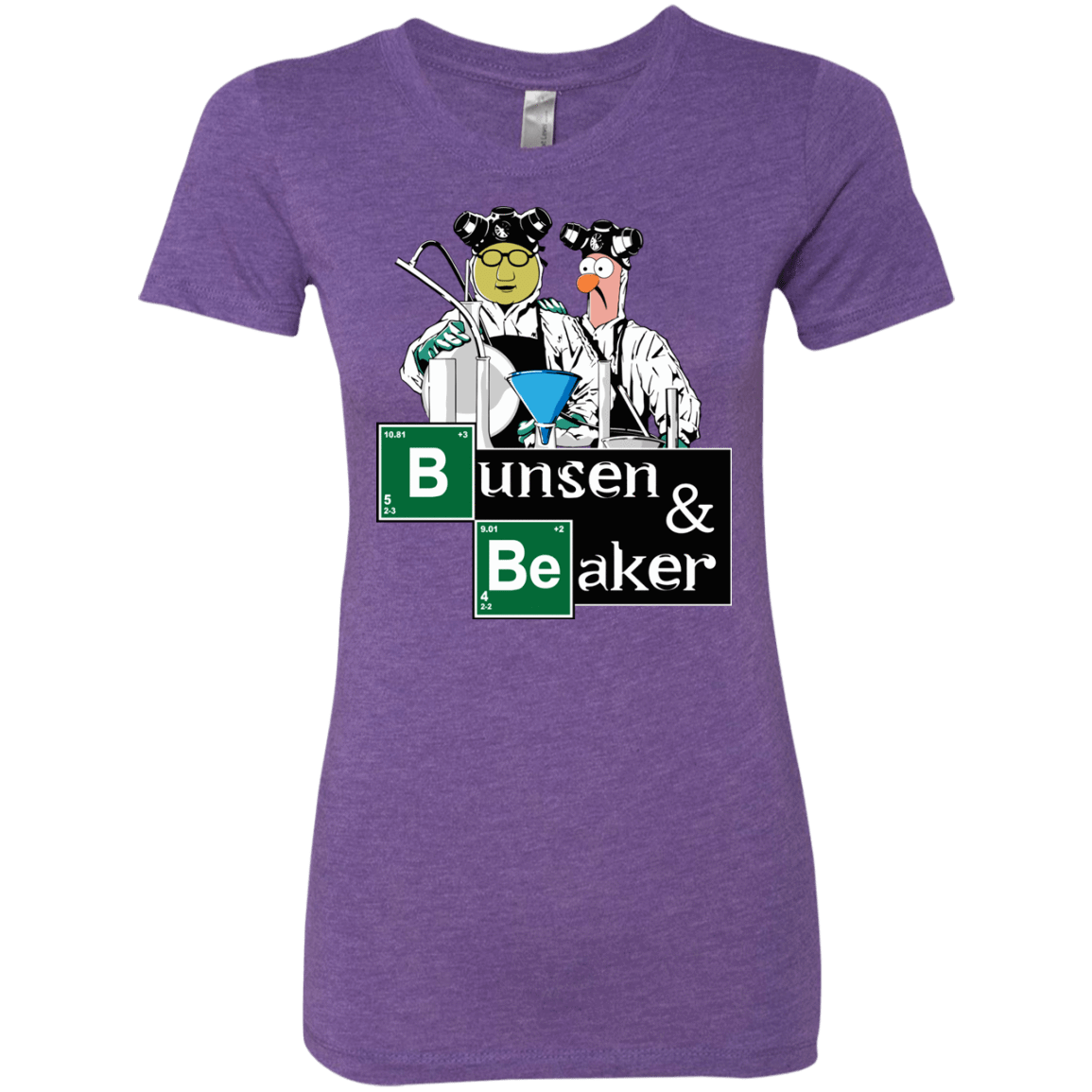 T-Shirts Purple Rush / Small Bunsen & Beaker Women's Triblend T-Shirt