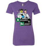 T-Shirts Purple Rush / Small Bunsen & Beaker Women's Triblend T-Shirt