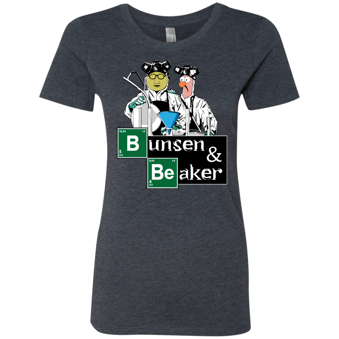T-Shirts Vintage Navy / Small Bunsen & Beaker Women's Triblend T-Shirt