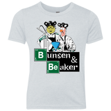 T-Shirts Heather White / YXS Bunsen & Beaker Youth Triblend T-Shirt