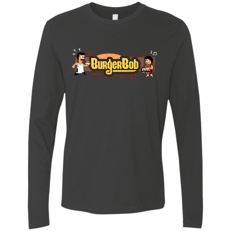 T-Shirts Heavy Metal / Small Burger Bob Men's Premium Long Sleeve