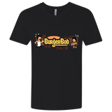T-Shirts Black / X-Small Burger Bob Men's Premium V-Neck