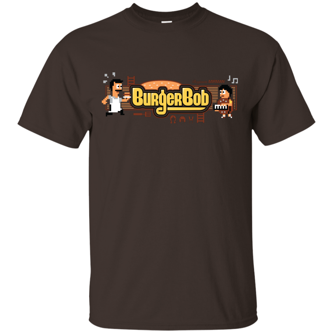 T-Shirts Dark Chocolate / Small Burger Bob T-Shirt