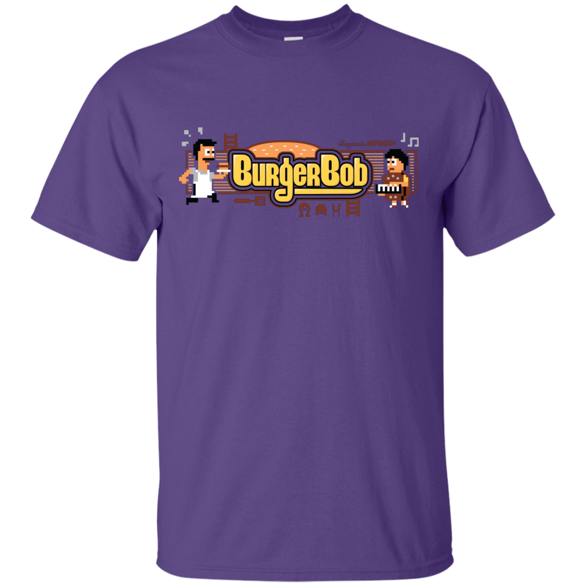 T-Shirts Purple / Small Burger Bob T-Shirt