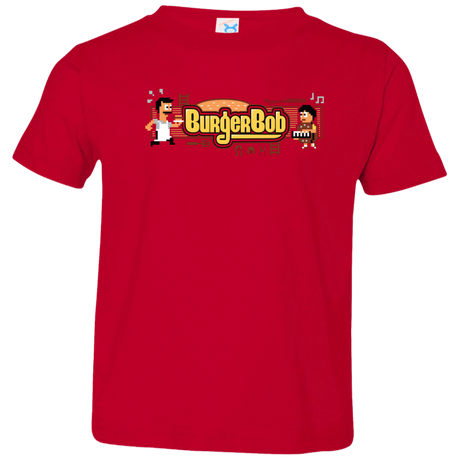 T-Shirts Red / 2T Burger Bob Toddler Premium T-Shirt