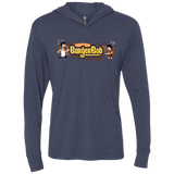 T-Shirts Vintage Navy / X-Small Burger Bob Triblend Long Sleeve Hoodie Tee