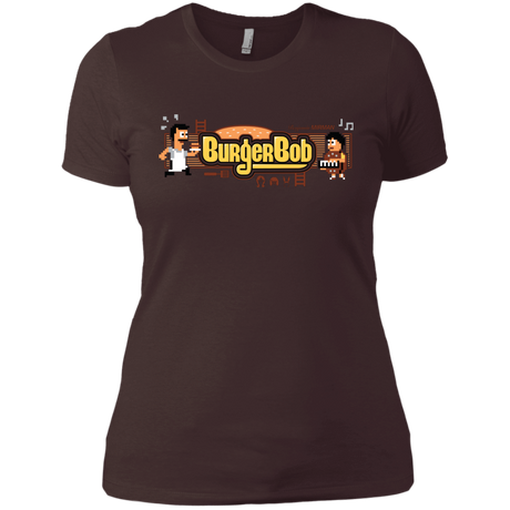 T-Shirts Dark Chocolate / X-Small Burger Bob Women's Premium T-Shirt