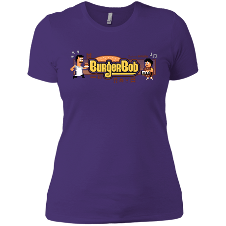 T-Shirts Purple / X-Small Burger Bob Women's Premium T-Shirt