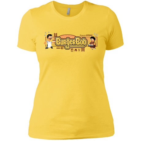 T-Shirts Vibrant Yellow / X-Small Burger Bob Women's Premium T-Shirt