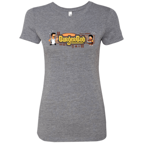T-Shirts Premium Heather / Small Burger Bob Women's Triblend T-Shirt