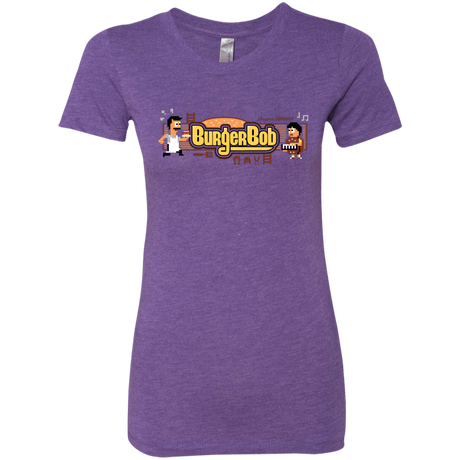 T-Shirts Purple Rush / Small Burger Bob Women's Triblend T-Shirt