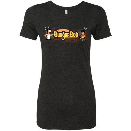 T-Shirts Vintage Black / Small Burger Bob Women's Triblend T-Shirt