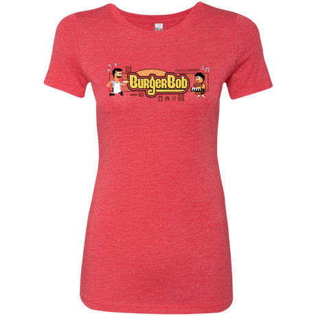 T-Shirts Vintage Red / Small Burger Bob Women's Triblend T-Shirt