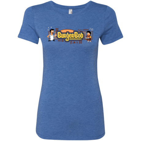 T-Shirts Vintage Royal / Small Burger Bob Women's Triblend T-Shirt