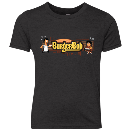 T-Shirts Vintage Black / YXS Burger Bob Youth Triblend T-Shirt