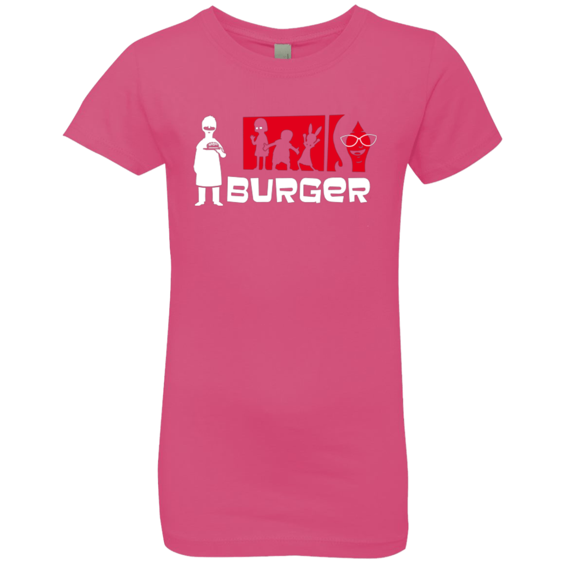 T-Shirts Hot Pink / YXS Burger Girls Premium T-Shirt
