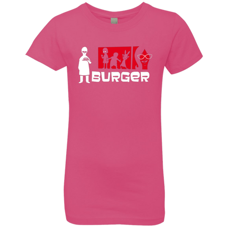 T-Shirts Hot Pink / YXS Burger Girls Premium T-Shirt