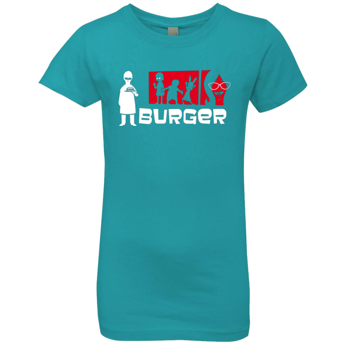 T-Shirts Tahiti Blue / YXS Burger Girls Premium T-Shirt