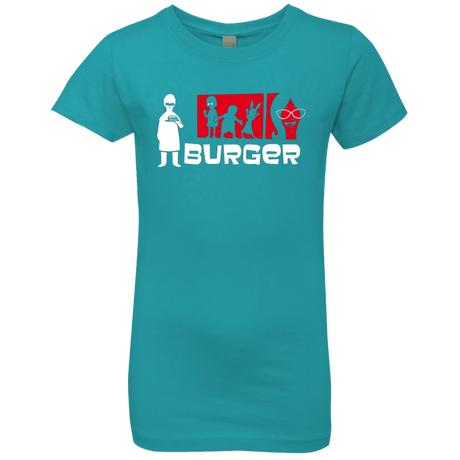 T-Shirts Tahiti Blue / YXS Burger Girls Premium T-Shirt