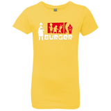 T-Shirts Vibrant Yellow / YXS Burger Girls Premium T-Shirt
