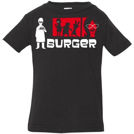 T-Shirts Black / 6 Months Burger Infant Premium T-Shirt
