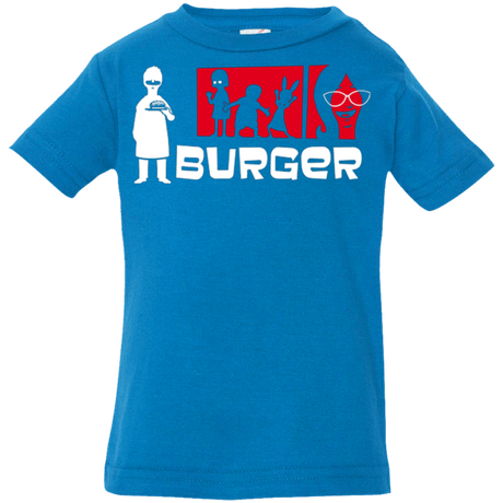 T-Shirts Cobalt / 6 Months Burger Infant Premium T-Shirt
