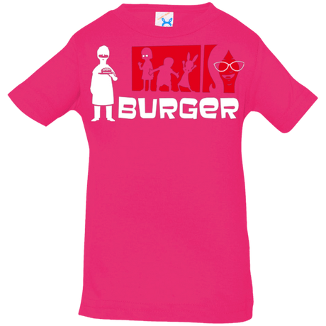 T-Shirts Hot Pink / 6 Months Burger Infant Premium T-Shirt