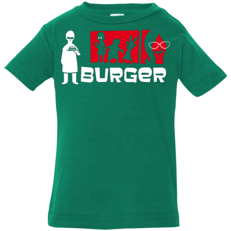 T-Shirts Kelly / 6 Months Burger Infant Premium T-Shirt