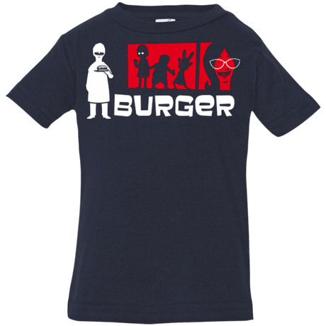 T-Shirts Navy / 6 Months Burger Infant Premium T-Shirt
