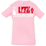 T-Shirts Pink / 6 Months Burger Infant Premium T-Shirt
