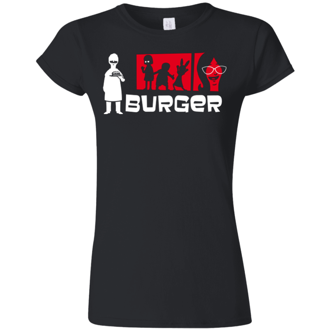 T-Shirts Black / S Burger Junior Slimmer-Fit T-Shirt