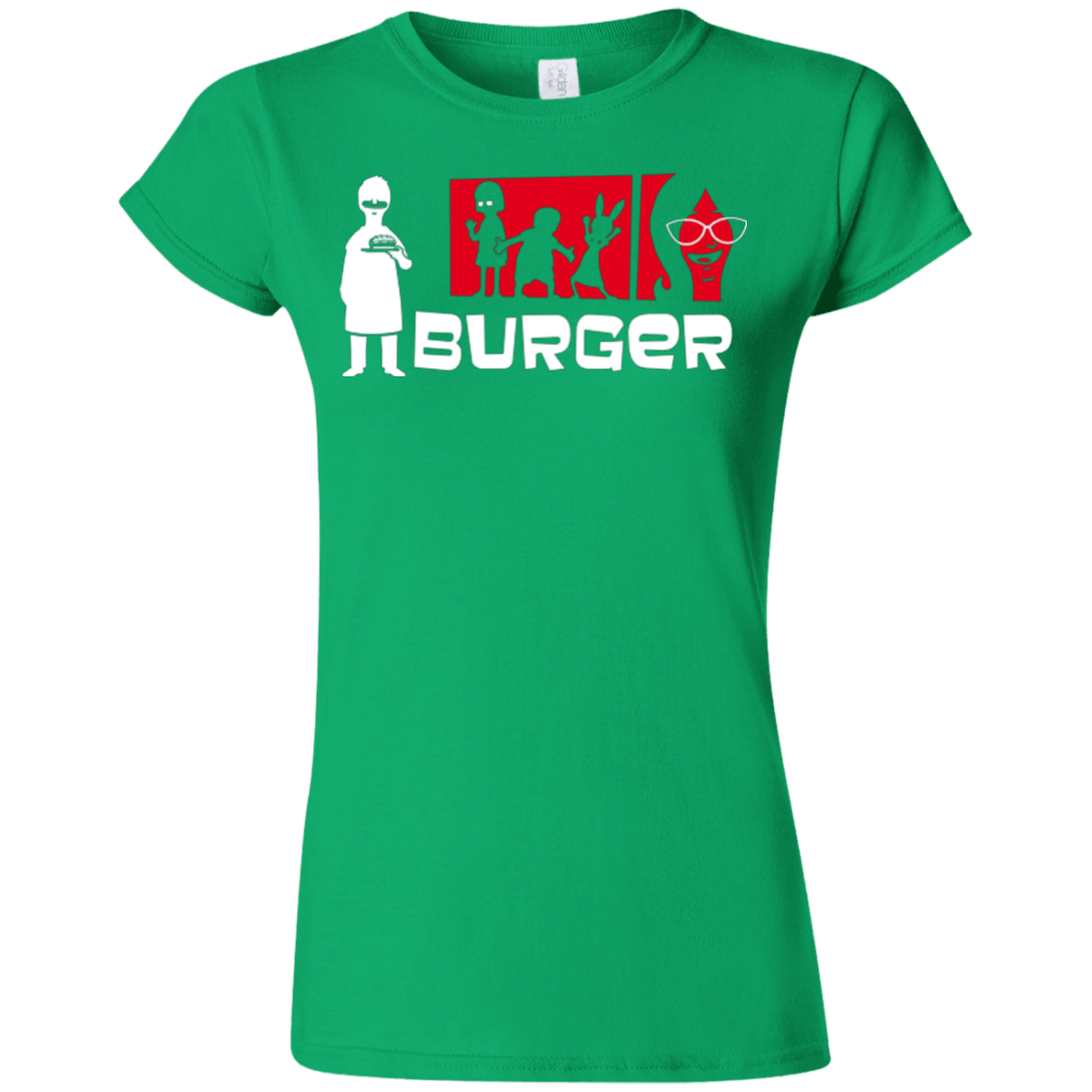 T-Shirts Irish Green / S Burger Junior Slimmer-Fit T-Shirt