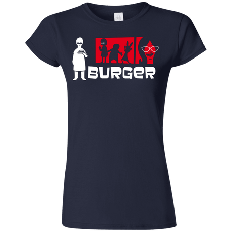 T-Shirts Navy / S Burger Junior Slimmer-Fit T-Shirt