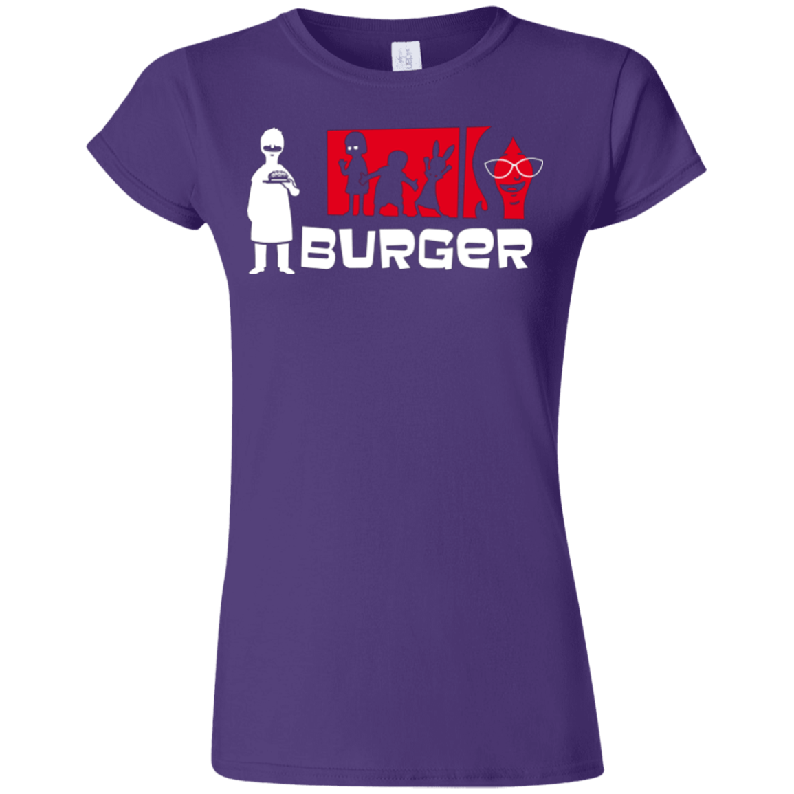 T-Shirts Purple / S Burger Junior Slimmer-Fit T-Shirt