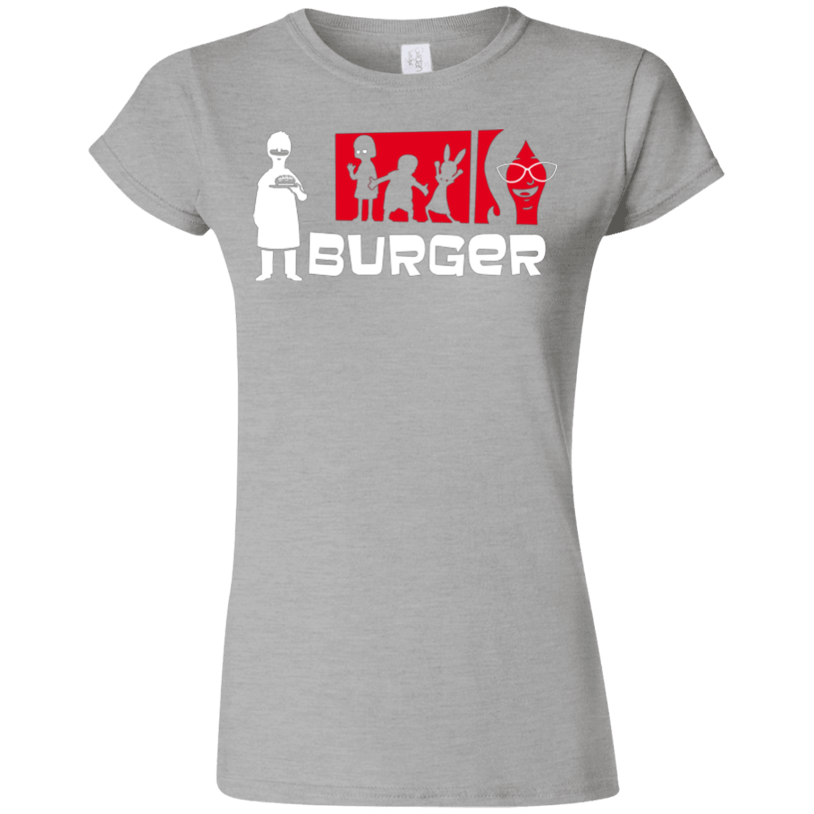 T-Shirts Sport Grey / S Burger Junior Slimmer-Fit T-Shirt