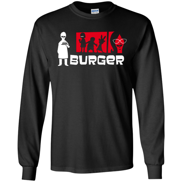 T-Shirts Black / S Burger Men's Long Sleeve T-Shirt