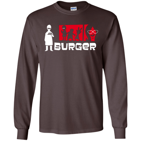 T-Shirts Dark Chocolate / S Burger Men's Long Sleeve T-Shirt