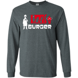 T-Shirts Dark Heather / S Burger Men's Long Sleeve T-Shirt