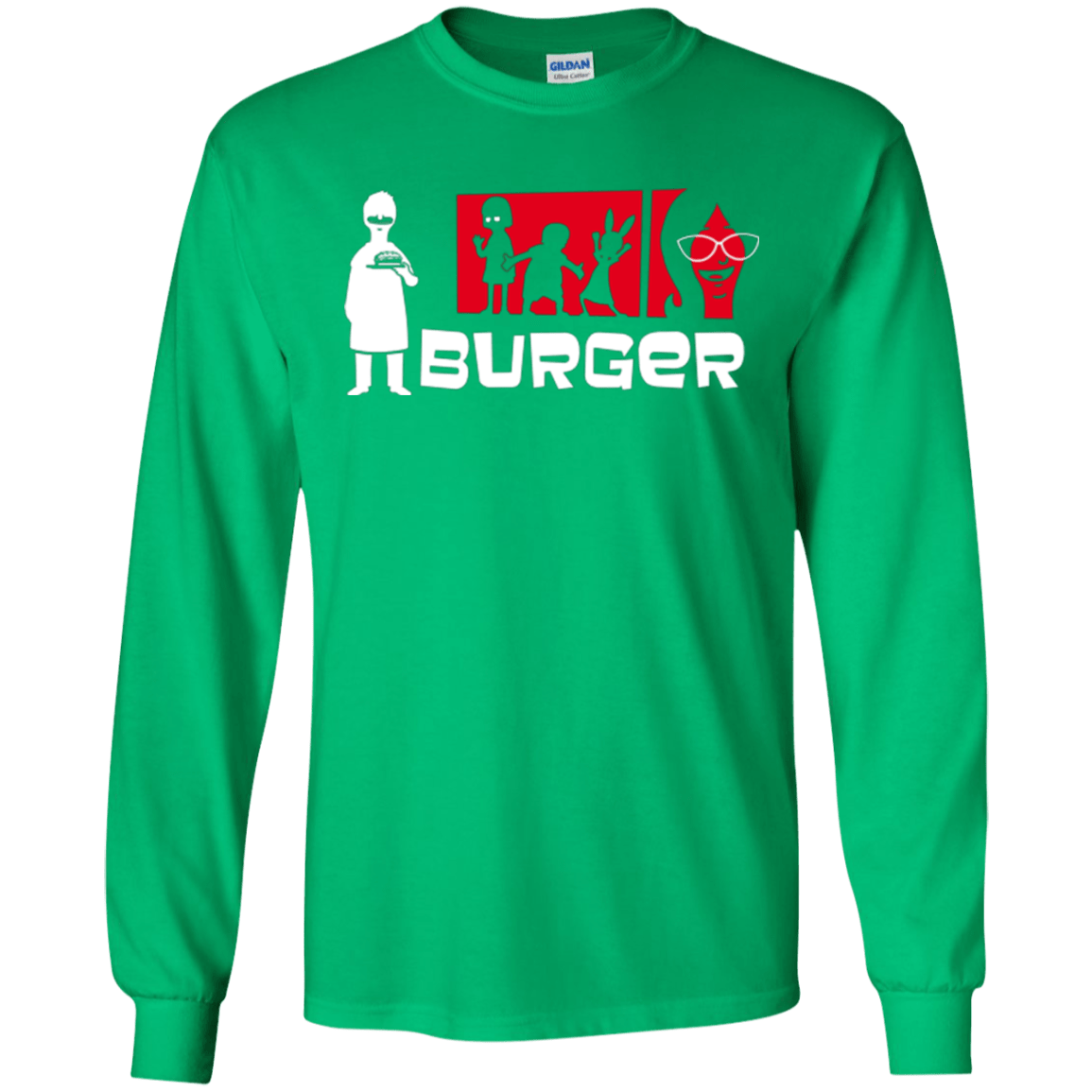 T-Shirts Irish Green / S Burger Men's Long Sleeve T-Shirt