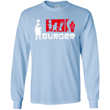 T-Shirts Light Blue / S Burger Men's Long Sleeve T-Shirt