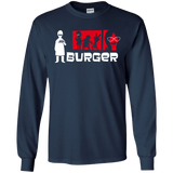 T-Shirts Navy / S Burger Men's Long Sleeve T-Shirt