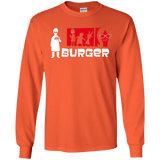 T-Shirts Orange / S Burger Men's Long Sleeve T-Shirt