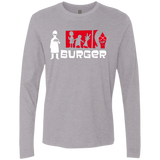 T-Shirts Heather Grey / S Burger Men's Premium Long Sleeve