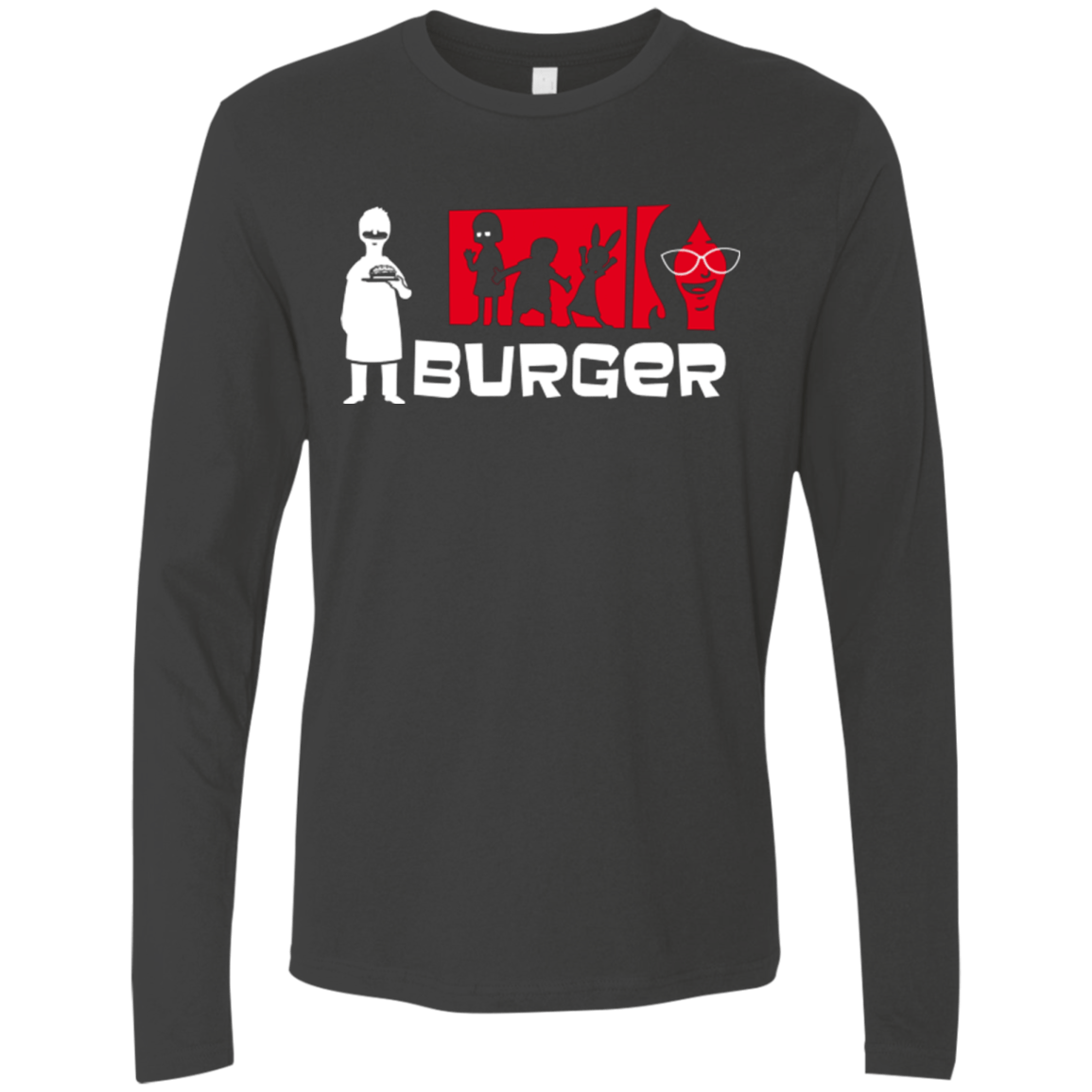 T-Shirts Heavy Metal / S Burger Men's Premium Long Sleeve