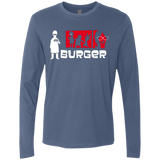 T-Shirts Indigo / S Burger Men's Premium Long Sleeve