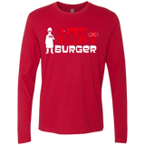 T-Shirts Red / S Burger Men's Premium Long Sleeve