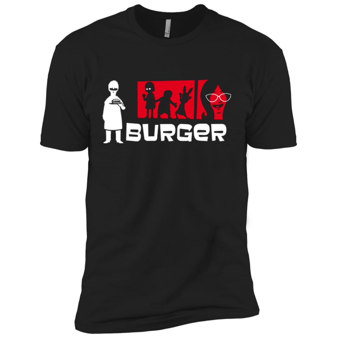 T-Shirts Black / X-Small Burger Men's Premium T-Shirt