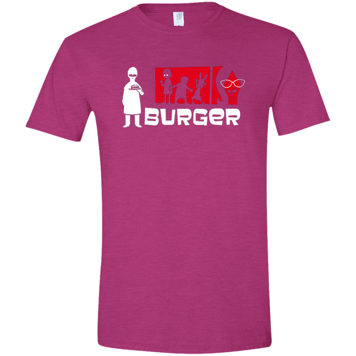 T-Shirts Antique Heliconia / S Burger Men's Semi-Fitted Softstyle